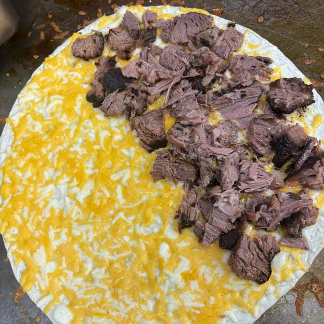 Brisket Quesadilla.