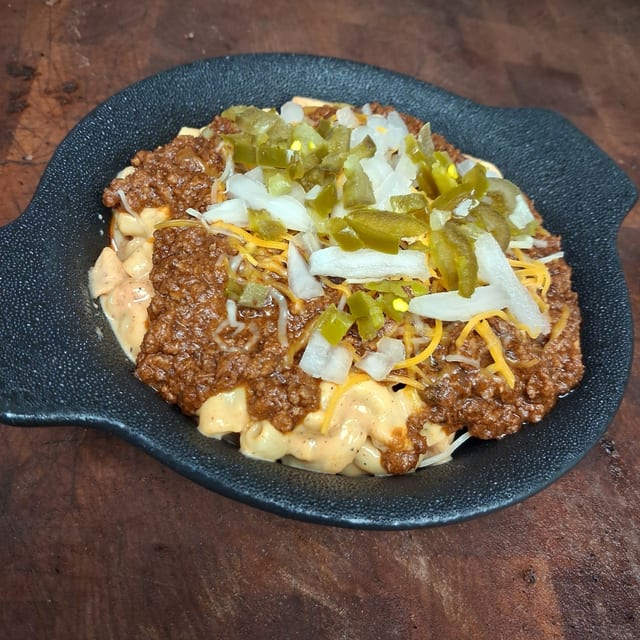 Chili Mac Stack.