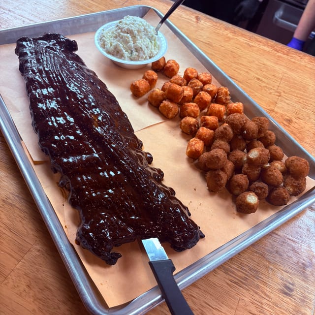 FULL Baby Back Ribs Plate.