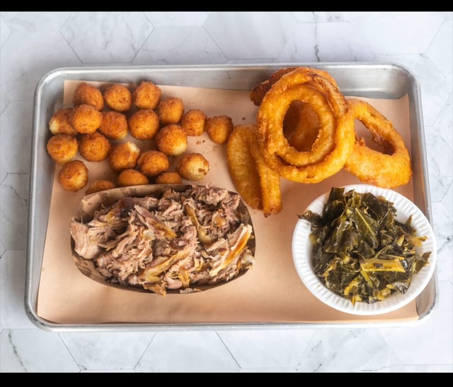 Smoked Pork Plate.