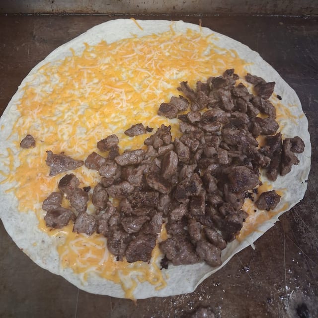 Ribeye Steak Quesadilla.