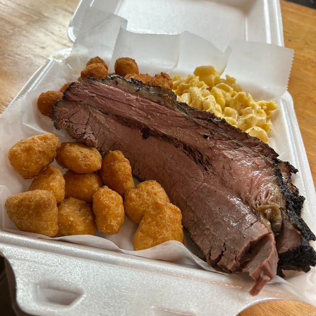 Beef Brisket Plate.
