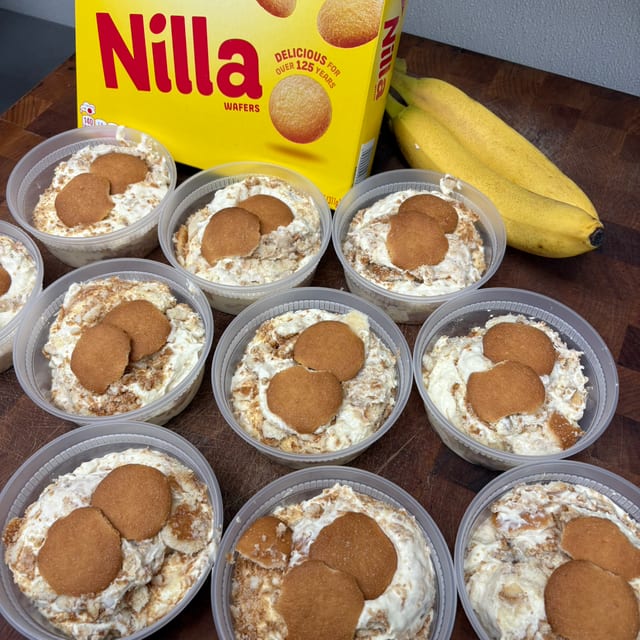 Bulk Banana Pudding.