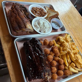 HALF Baby Back Ribs Plate