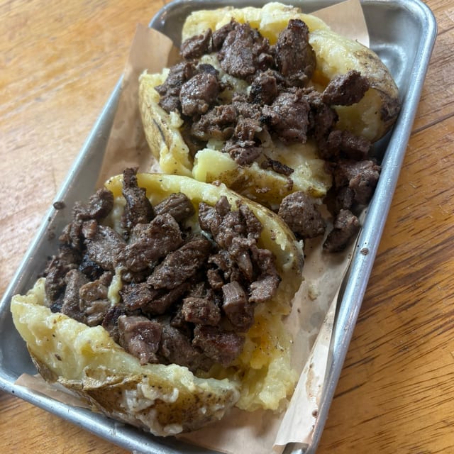 Steak Stuffed Spud.